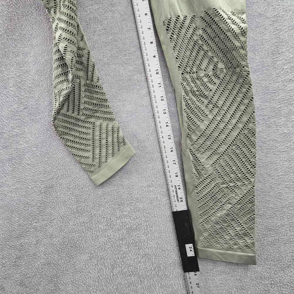 Victoria‎ Sport Women Activewear Pants XL Green Legging Geometric Yoga - Picture 9 of 12